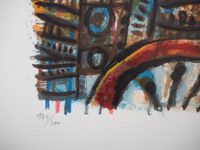 Théo TOBIASSE : Entre Myrte et Fleur de Cannelle - Lithographie originale signée au crayon 2