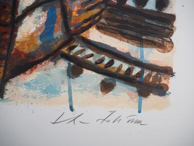 Théo TOBIASSE : Entre Myrte et Fleur de Cannelle - Lithographie originale signée au crayon 2