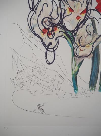 Salvador Dali (1904-1989) Gladiolus und der Seemann Originallithographie 2