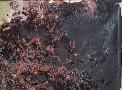 Jan MEYER - Abstraction, 1960 - Huile sur toile signée 2