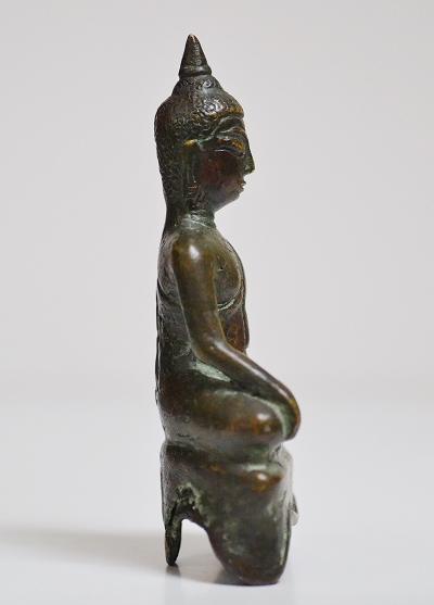 Thaïlande - Bouddha en bronze assis, XVIème siècle 2