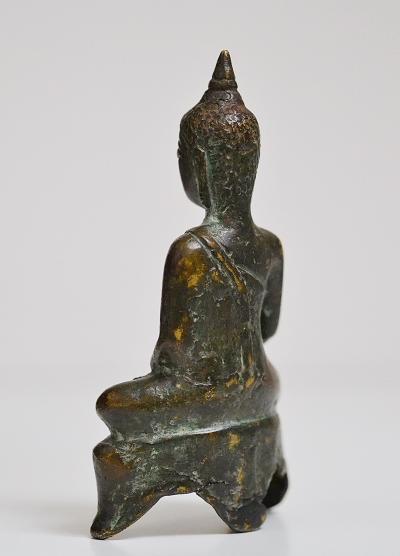 Thaïlande - Bouddha en bronze assis, XVIème siècle 2