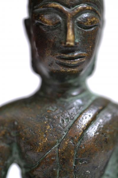 Thaïlande - Bouddha en bronze assis, XVIème siècle 2