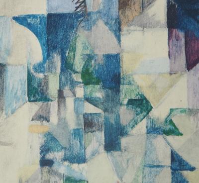 Robert DELAUNAY (d’après) - La fenêtre n° 2 : Le paysage onirique, 1957 - Lithographie et pochoir 2