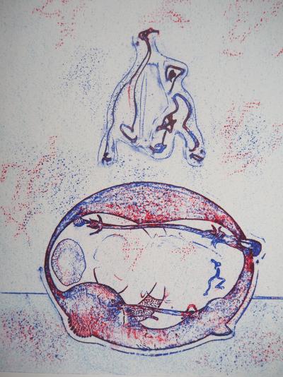 Max ERNST - Composition surréaliste : Après-moi le XX° siècle, 1971 - Lithographie originale 2