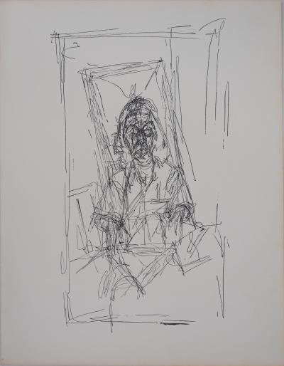 Alberto GIACOMETTI  - Ma mère, 1956 - Lithographie originale 2