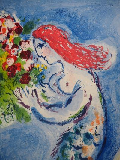 Marc CHAGALL - Nice Baie des Anges, 1961 - Lithographie originale signée 2