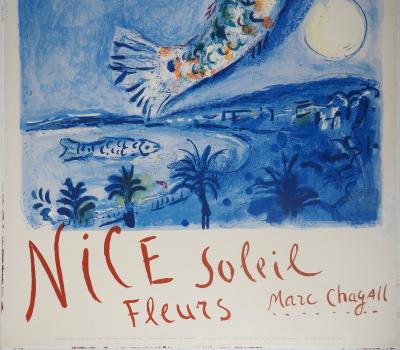 Marc CHAGALL - Nice Baie des Anges, 1961 - Lithographie originale signée 2