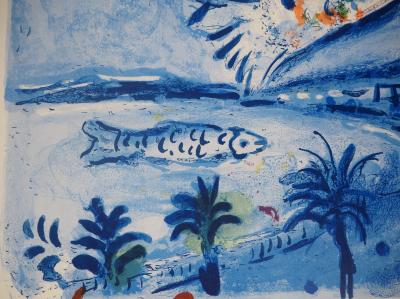 Marc CHAGALL - Nice Baie des Anges, 1961 - Lithographie originale signée 2