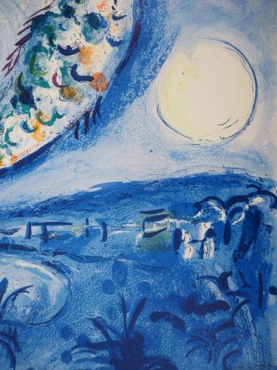 Marc CHAGALL - Nice Baie des Anges, 1961 - Lithographie originale signée 2