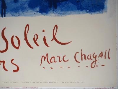 Marc CHAGALL - Nice Baie des Anges, 1961 - Lithographie originale signée 2