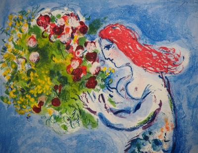 Marc CHAGALL - Nice Baie des Anges, 1961 - Lithographie originale signée 2