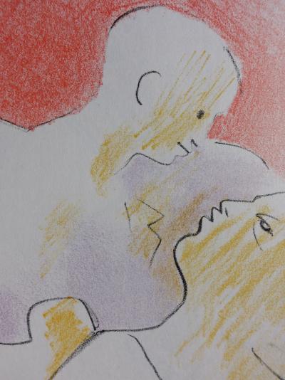 Jean COCTEAU : Au chevet du père, 1957 - Lithographie originale 2