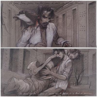 Enki BILAL - Roméo et Juliette :Mauvais présage, 2011 - Ensemble de deux impressions 2