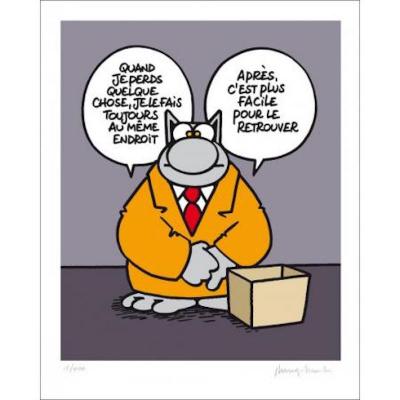 Philippe Geluck Le Chat Perdre Et Retrouver Serigraphie Signee Au Crayon Bandes Dessinees Plazzart Philippe Geluck Le Chat Perdre Et Retrouver Serigraphie Signee Au Crayon Bandes Dessinees Plazzart