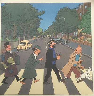 Yves Rodier, Tintin Beattles, sérigraphie 2