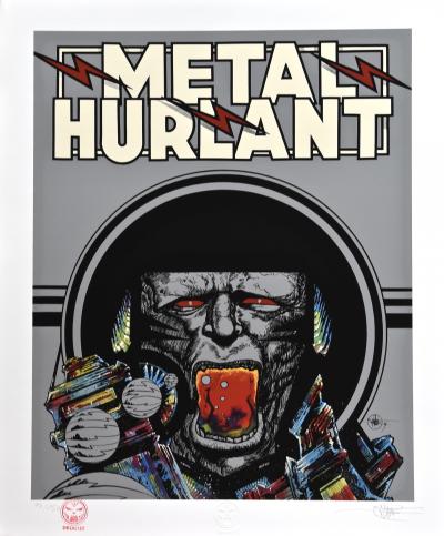 Philippe DRUILLET - Métal Hurlant - Estampe pigmentaire signée et numérotée 2