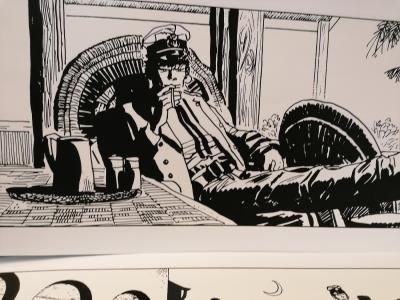 Hugo Pratt - Corto Maltese, Sous la véranda - Sérigraphie numérotée et limitée 2