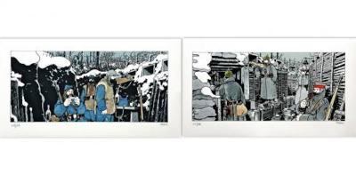 Tardi - Putain de guerre - Diptyque numéroté et signé 2