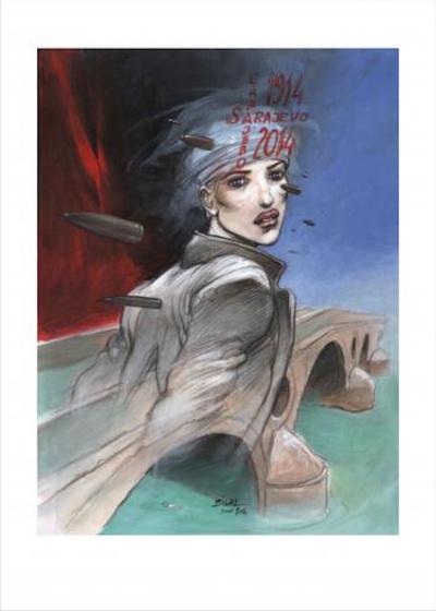 Enki Bilal - Sarajevo 2014 - Affiche 2