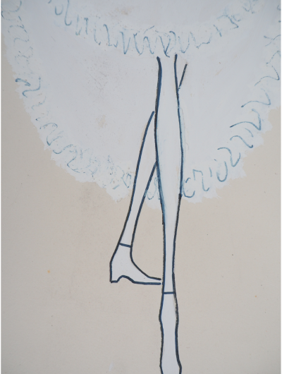 Serge PONS : La danseuse - Aquarelle originale signée 2