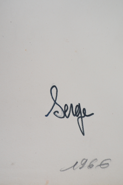 Serge PONS : La danseuse - Aquarelle originale signée 2