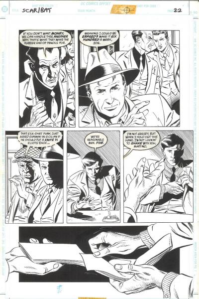 Eduardo Barreto - Batman Scar of The Bat, 1996 - Planche originale 2