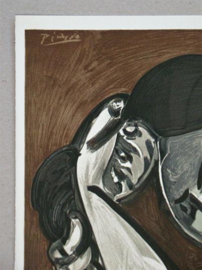 Pablo PICASSO (d’après) - Femme se coiffant, 1975 - Lithographie 2