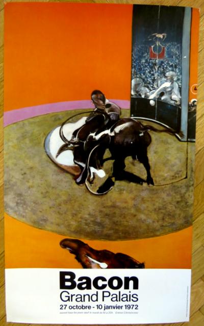 Francis BACON (after) - Grand Palais Exhibition, 1972 - Original poster 2