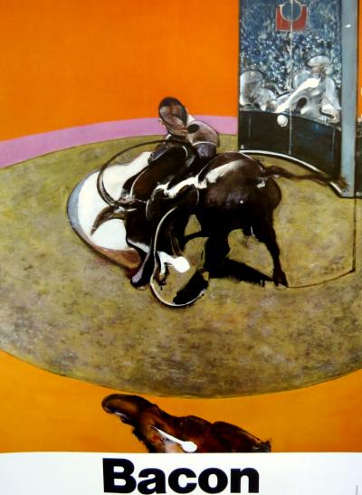 Francis BACON (after) - Grand Palais Exhibition, 1972 - Original poster 2