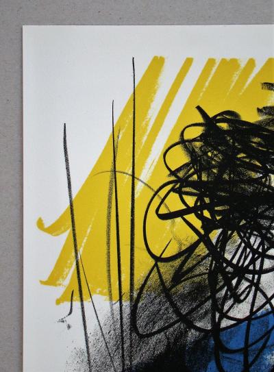 Hans HARTUNG - L différée - 2, 1975 - Lithographie originale 2