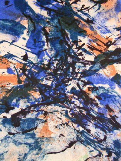 ZAO WOU-KI  - Hommage à San Lazzaro, 1975 - Lithographie originale 2