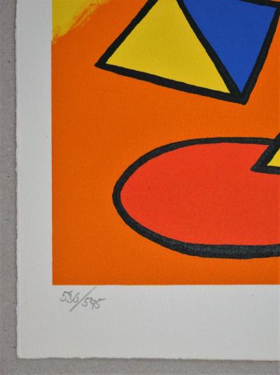Alexander CALDER - Hommage à San Lazzaro, 1975 - Lithographie originale 2