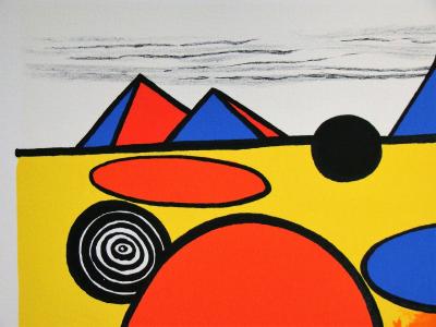 Alexander CALDER - Hommage à San Lazzaro, 1975 - Lithographie originale 2