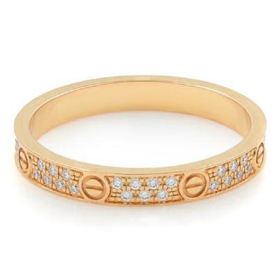 gold cartier style ring