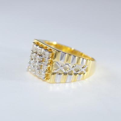Yellow Gold Men’s Diamond Ring 2