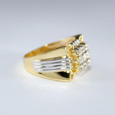 Yellow Gold Men’s Diamond Ring 2