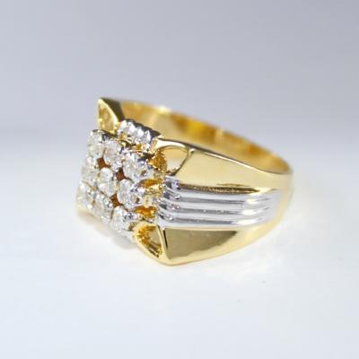 Yellow Gold Men’s Diamond Ring 2