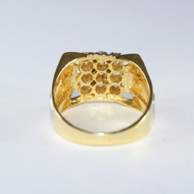 Yellow Gold Men’s Diamond Ring 2