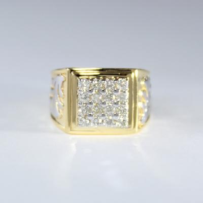 Yellow Gold Men’s Diamond Ring 2
