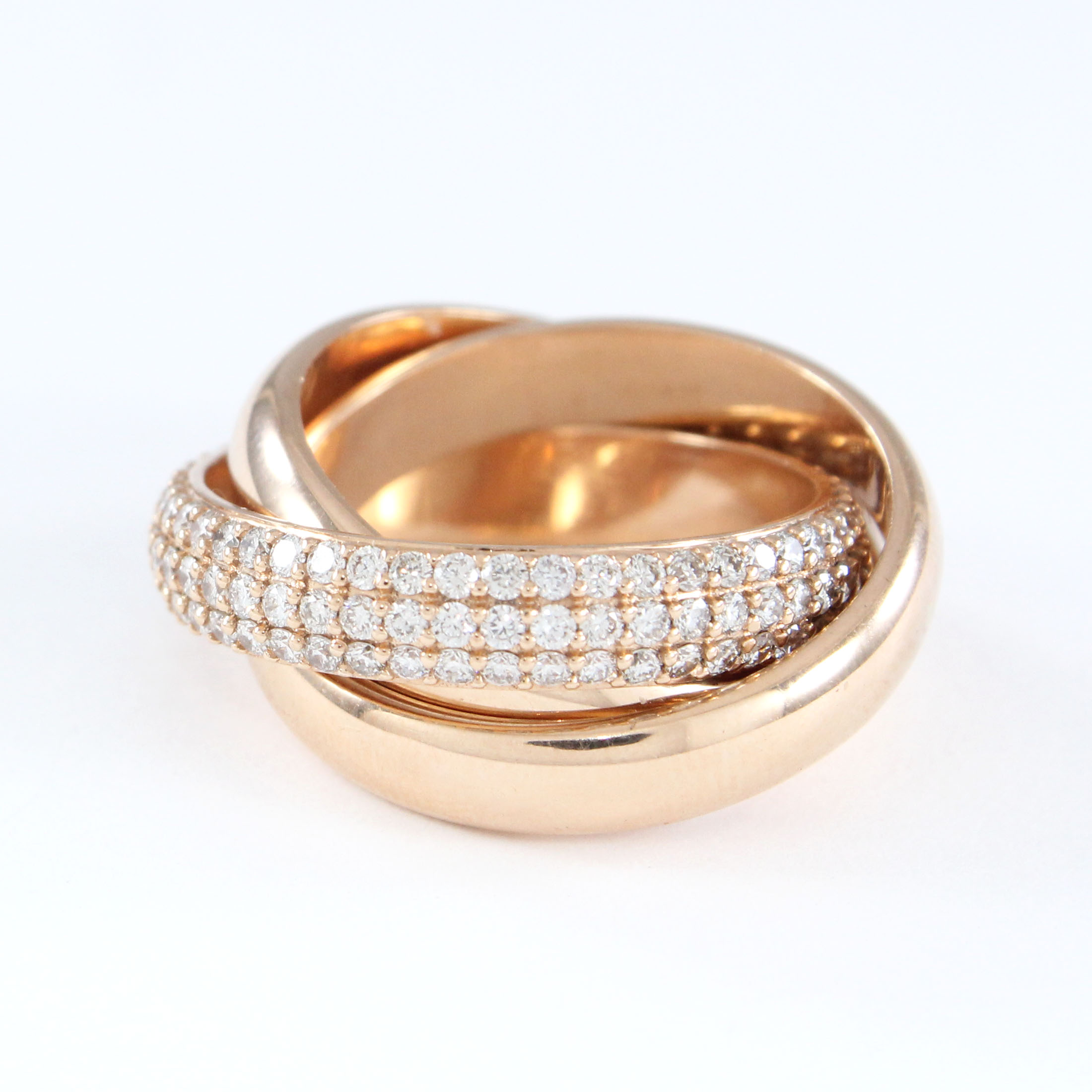 cartier style gold ring