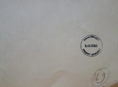 Edouard GOERG - Le protecteur - Dessin original signé 2