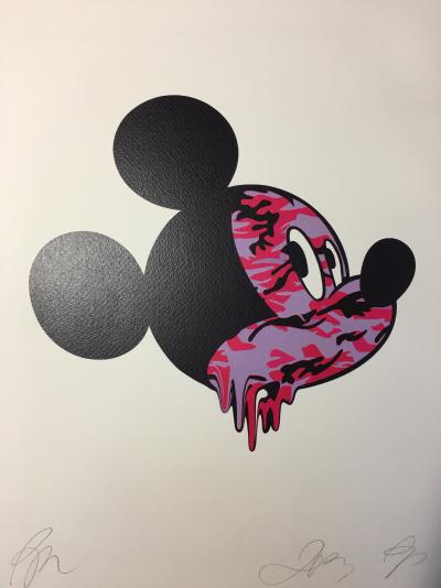 Death NYC -  Mickey Tie and dye, 2013 - Sérigraphie signée au crayon 2