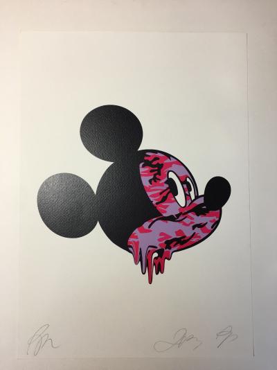 Death NYC -  Mickey Tie and dye, 2013 - Sérigraphie signée au crayon 2