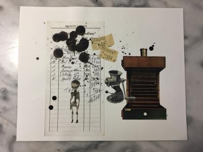 Christophe STOUVENEL - No Sense Order, 2018 - Collage signé 2