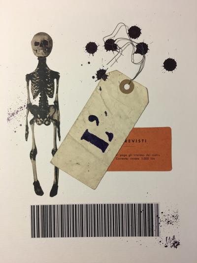 Christophe STOUVENEL - No Sense Selection , 2018 - Collage signé 2