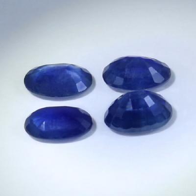 2,43 ct. Ensemble de 4 saphirs bleus 2