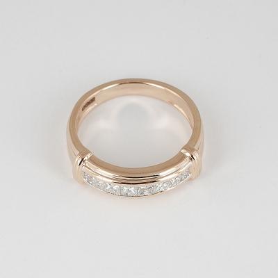Rose Gold Diamond Ring 2