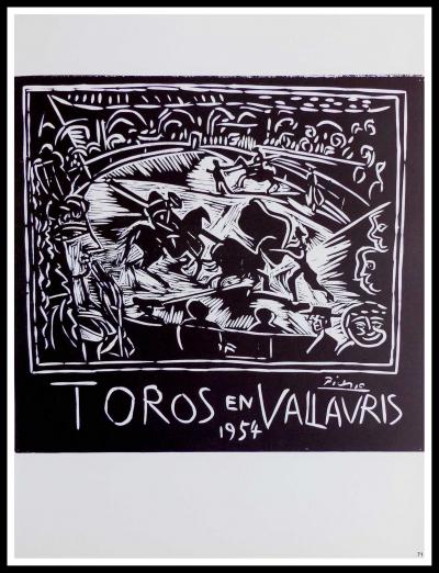 Pablo PICASSO (d’après) - Toros in Vallauris, 1959 - Lithographie 2