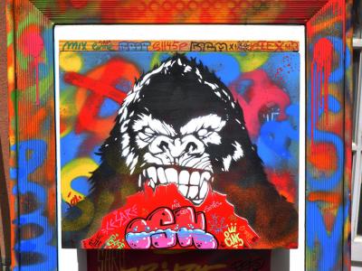 Alberto BANCHART - Gorilla, 2020 - Acrylique sur toile 2
